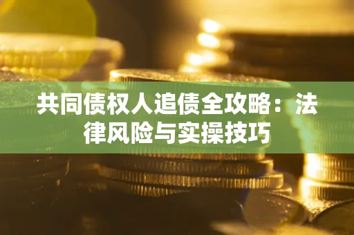 武汉共同债权人追债全攻略：法律风险与实操技巧