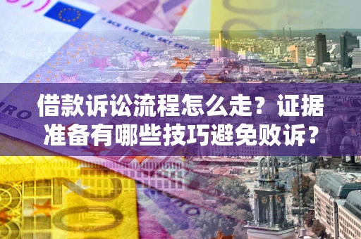 武汉借款诉讼流程怎么走？证据准备有哪些技巧避免败诉？