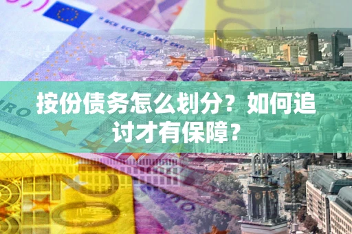 武汉按份债务怎么划分？如何追讨才有保障？