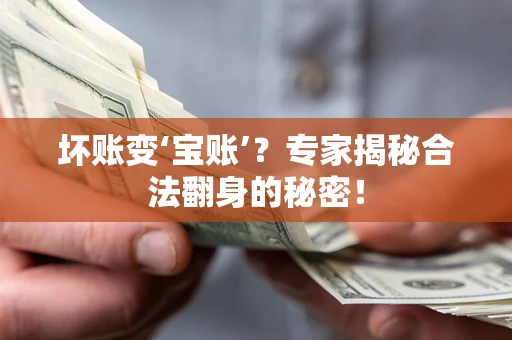 武汉坏账变‘宝账’？专家揭秘合法翻身的秘密！