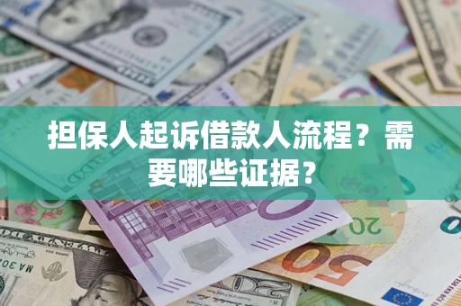 武汉担保人起诉借款人流程？需要哪些证据？