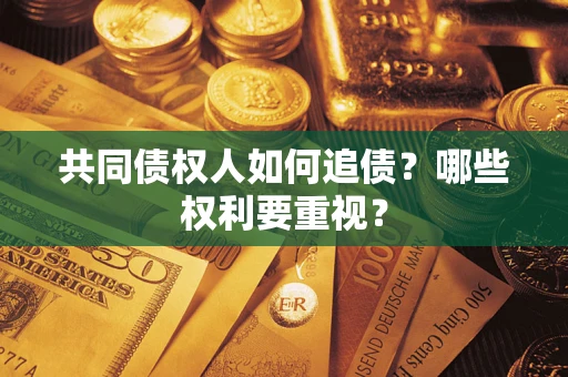 武汉共同债权人如何追债？哪些权利要重视？