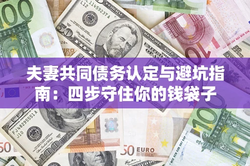武汉夫妻共同债务认定与避坑指南：四步守住你的钱袋子