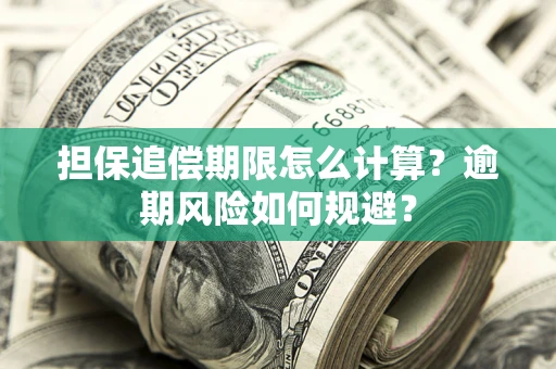 武汉担保追偿期限怎么计算？逾期风险如何规避？