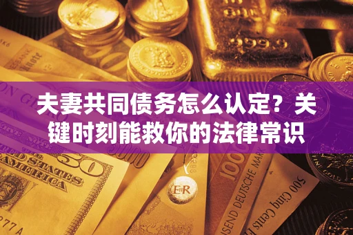武汉夫妻共同债务怎么认定？关键时刻能救你的法律常识
