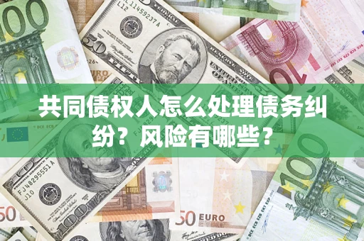 武汉共同债权人怎么处理债务纠纷？风险有哪些？